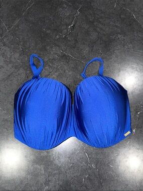 Panache Royal Blue Molded Bikini Top with Removable Straps